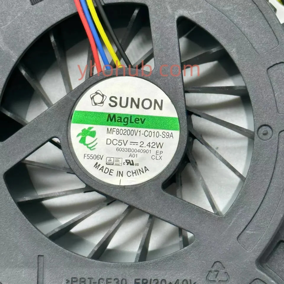 SUNON MF80200V1-C010-S9A 냉각팬 DC 5V 2.42W 4 선 서버