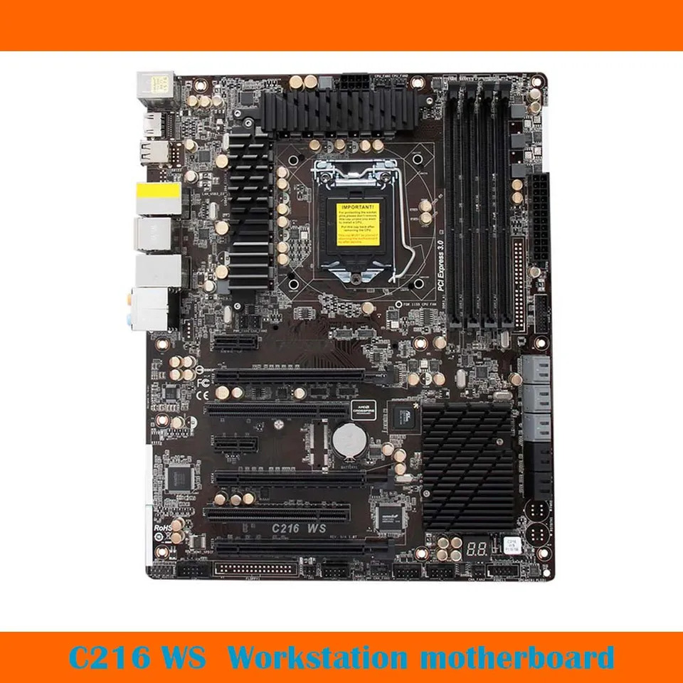 워크스테이션 마더보드DDR3핀 ASRock호환 C216 WS LGA1155