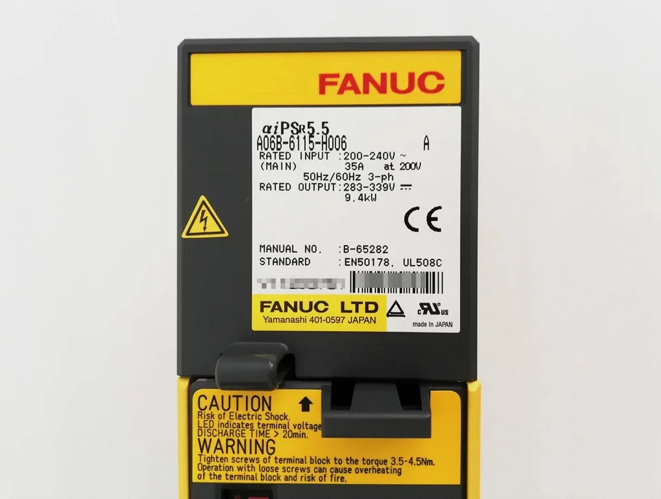 Fanuc 서보 드라이브 A06B-6115-H006 CNC 기계용