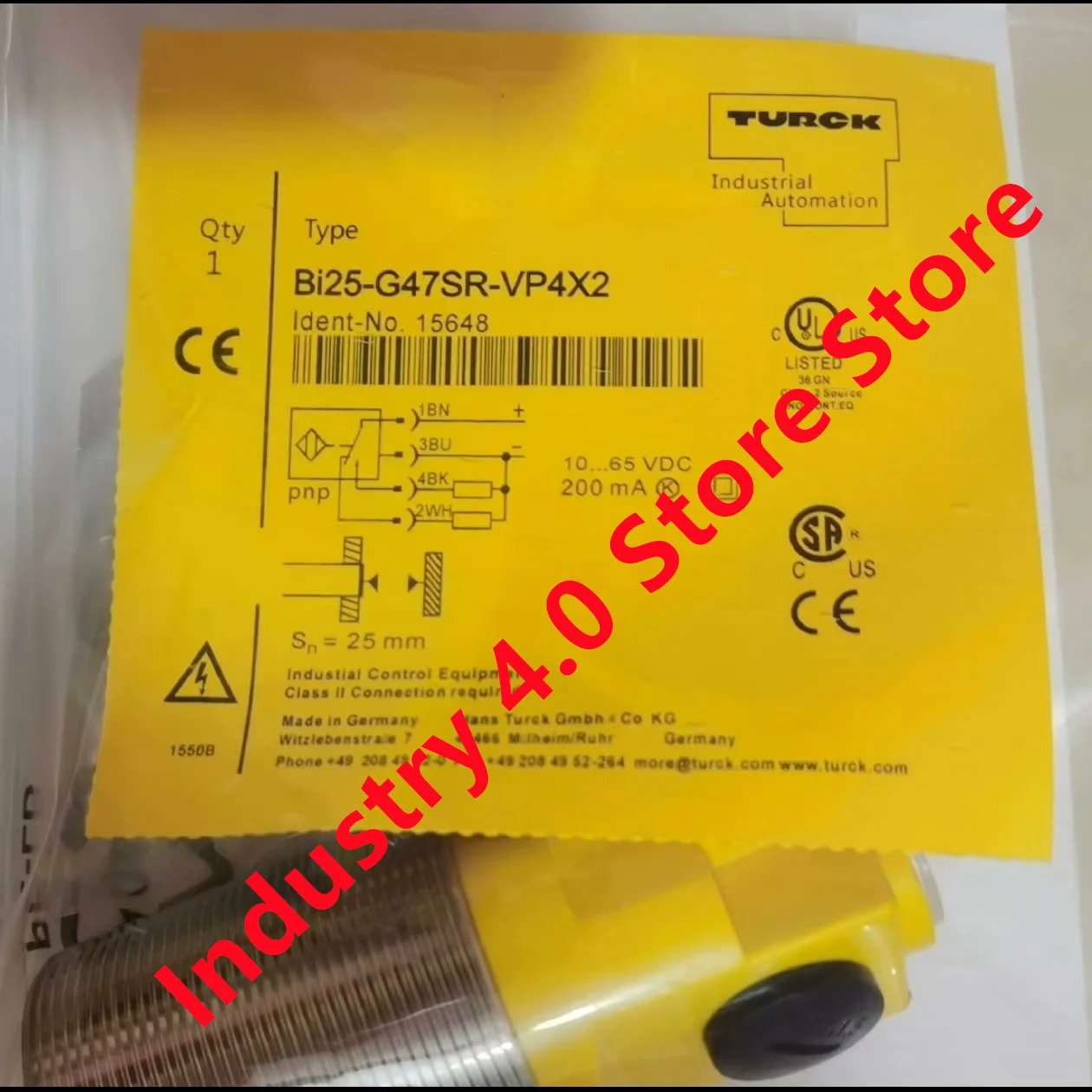 BI25-G47SR-VP4X2 BI5-M18-LIU IM33-22EX-HI/24VDC 오리지널 신