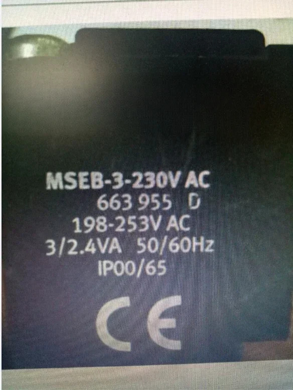 MSEB-3-230V 663955 MSOEB-3-24V 381675 MSEB-3-110
