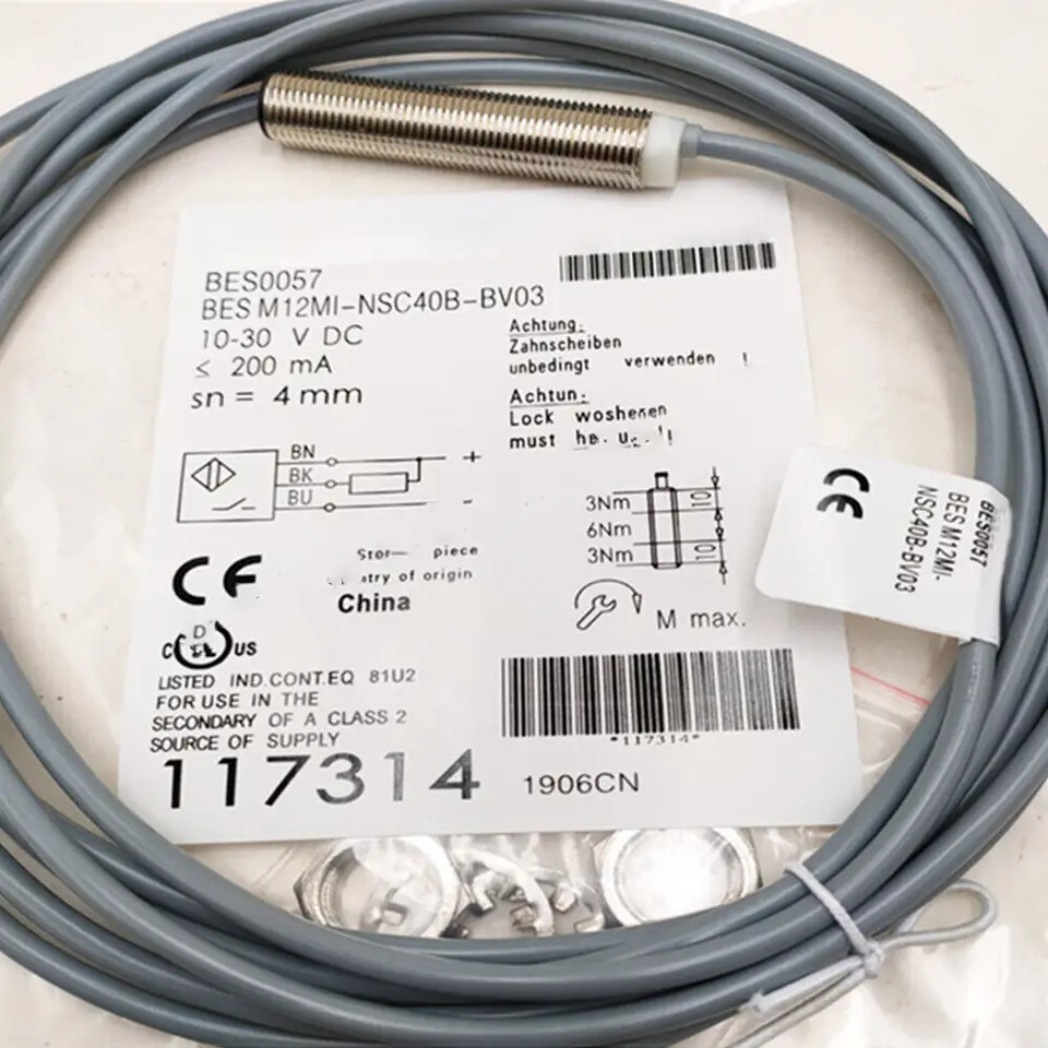 BES0057 BES M12MI-NSC40B-BV03 10-30V DC 유도 센서 교체