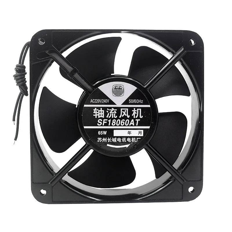 C.C 그레이트 SF18060AT 2 와이어 서버 냉각팬 AC 220V 65W 200x200x60mm