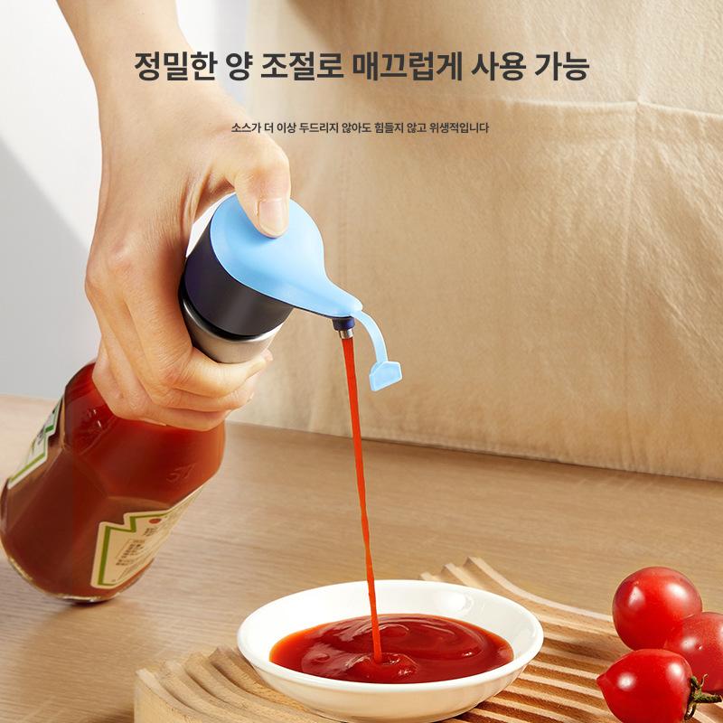 주방용 식품용펌프 오일 식용유 급유기 기름 이송 액체 소분 용기 - 상세 이미지 3