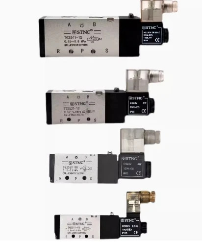 STNC 2위치 5방향 밸브 TG2511-06 TG2521-08 TG2531-10 TG2541-15 DC24V DC12V AC220V AC380V AC110V