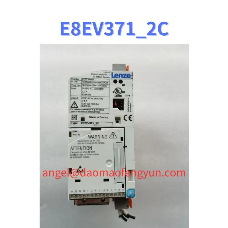 E82EV3712C 리퍼 인버터 0.37kW/220V 기능 작동 OK