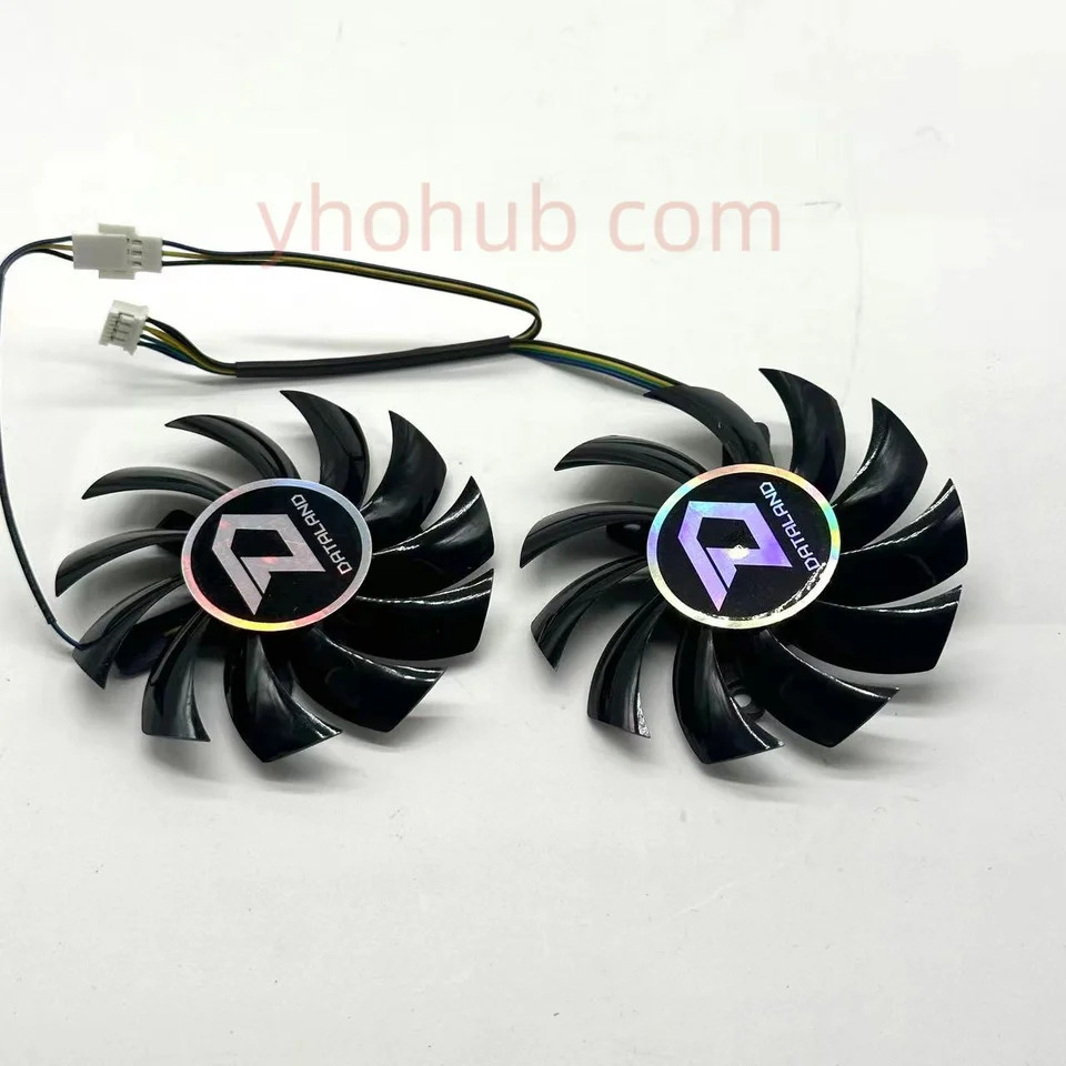 HD7870 R7 260X WHEE AGE08010B12H DC 12V 0.40A Dia. 75mm C.T.C 39mm 5 선 서버 프레임리스 팬