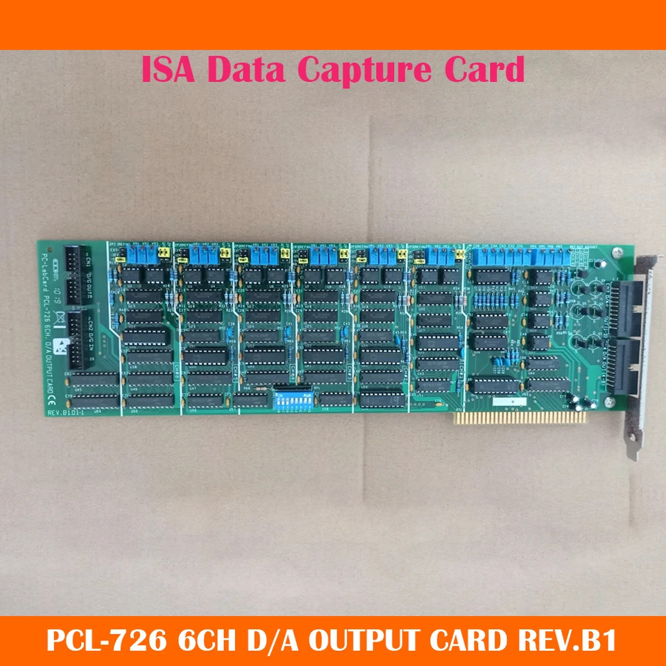 PCL-726 Advantech 작업ISA 데이터 캡처 카드 고급 6CH D/A 출력 REV.B1