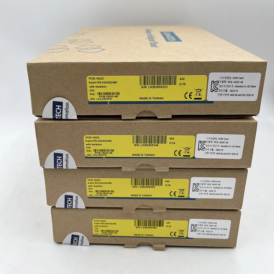 Advantech 통신 카드 절연 보호 기능 8 포트 RS-232/422/485 PCIE-1622C-AE 신