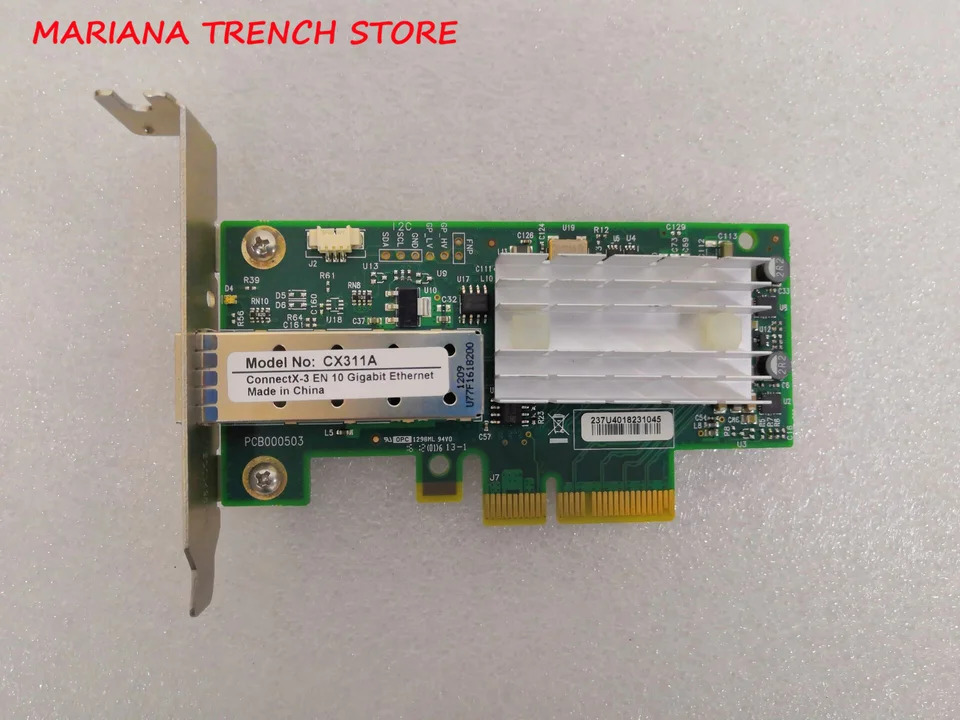 Mellanox MCX311A-XCAT 광섬유 네트워크 카드 10G ConnectX-3 CX311A
