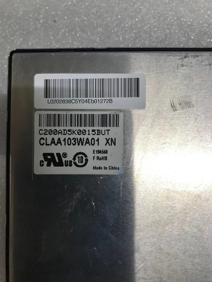 LCD 디스플레이 화면 CLAA103WA01 XN 7300522A
