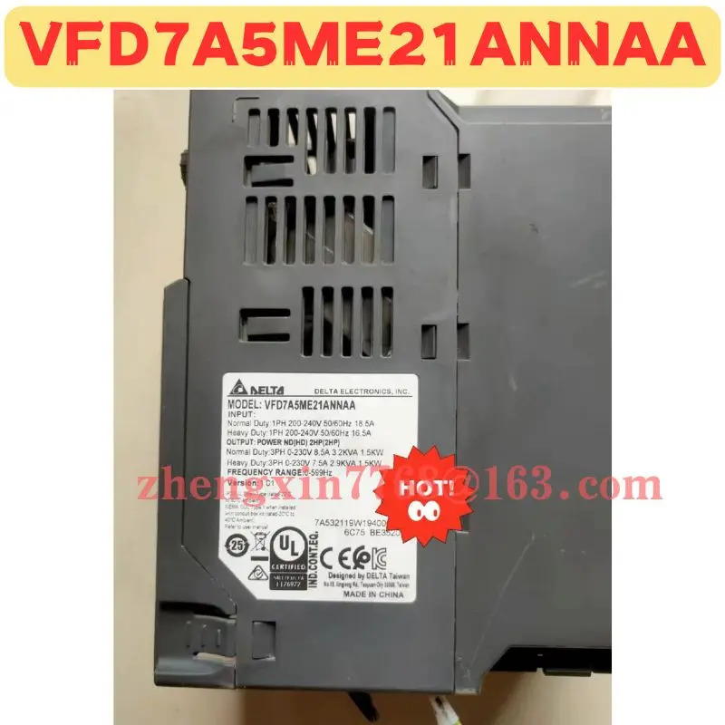 리퍼 주파수 변환기 정상 기능 완료 VFD7A5ME21ANNAA