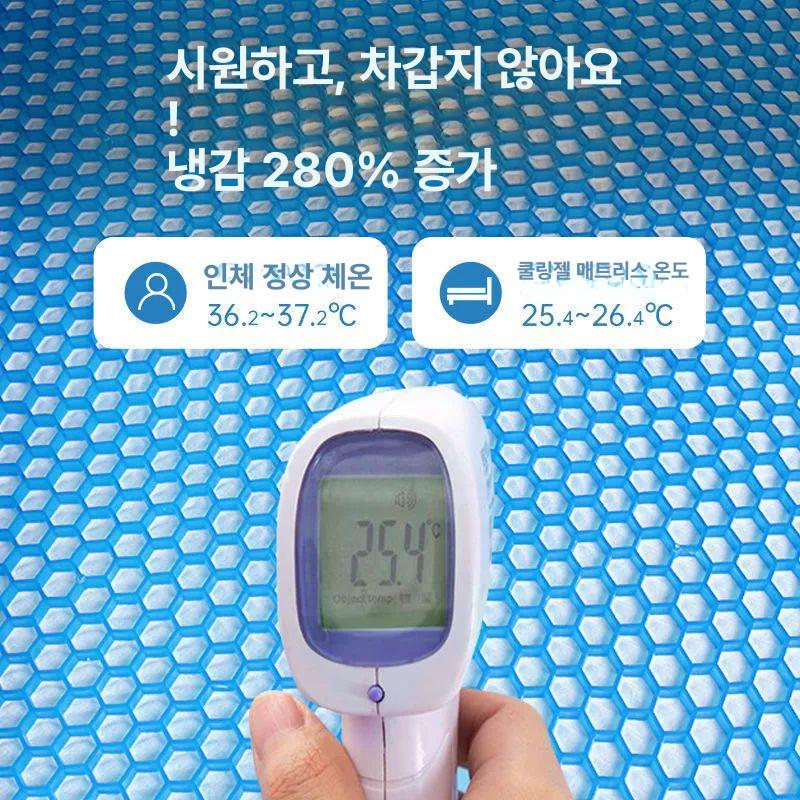 쿨젤 매트리스 캠핑 커버 냉감 통풍패드 쿨매트 쿠션 벌집젤 하계용 통기성 논슬립 - 상세 이미지 4