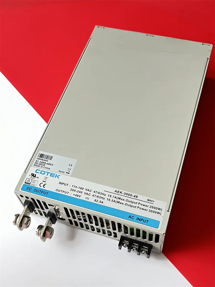 AEK-3000-48 COTEK 스위칭 전원공급장치 고전력 3000W 48V