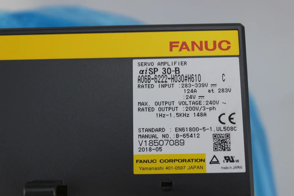 Fanuc Ac 서보 드라이브 A06B-6222-H030 증폭기 모듈 CNC 기계신