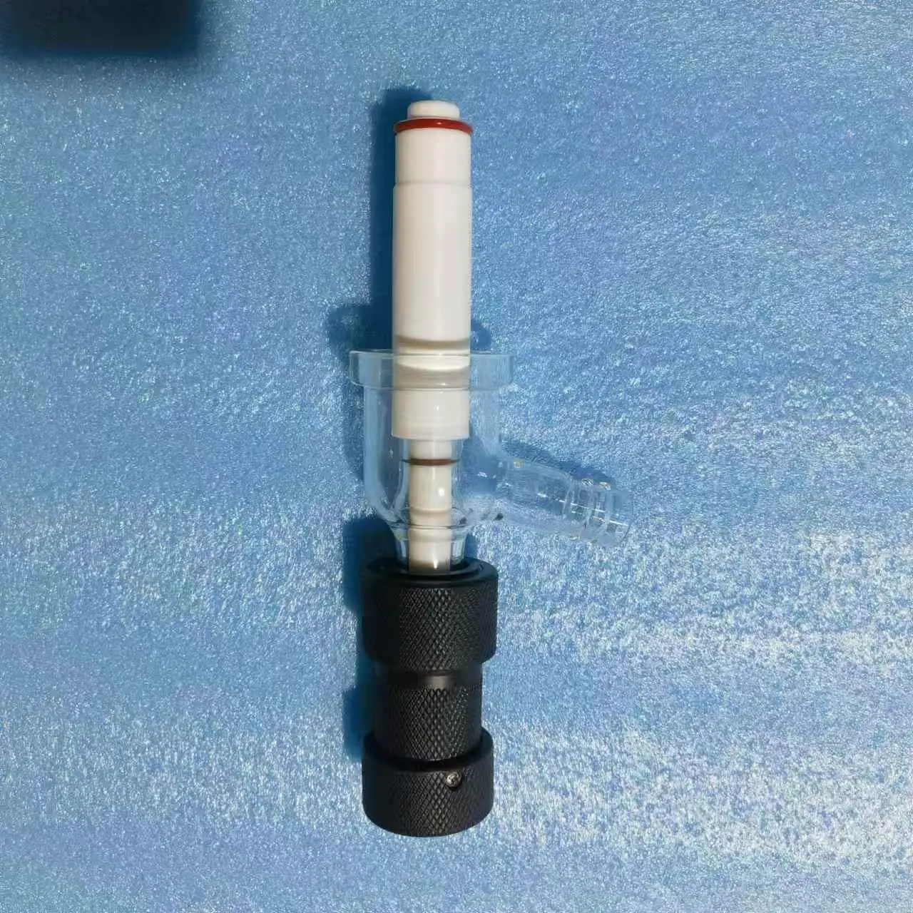 전체 PTFE 배출 하단 밸브 DN25 유리 반응 주전액세서리 80 플랜지