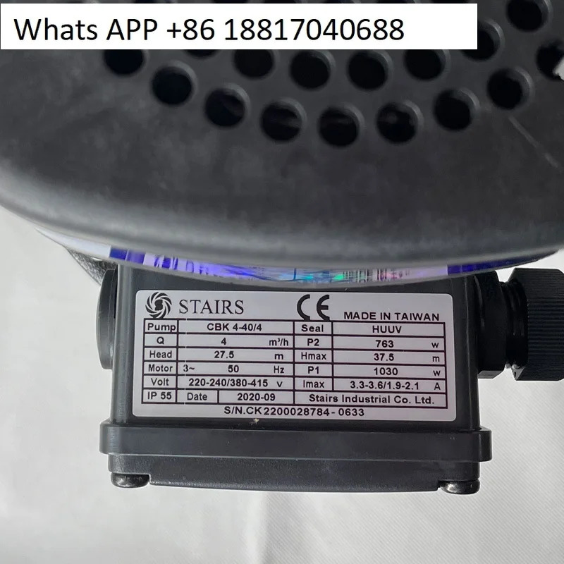 STAIRS 공작 기계 고압 오일 워터 펌프 CBK 2 - 4-30/3 40/4-50/5-60/6