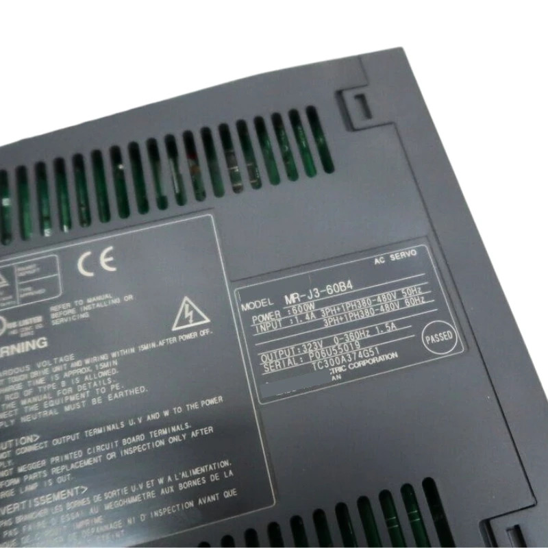 새 MR-J3-60B4 서보 드라이브