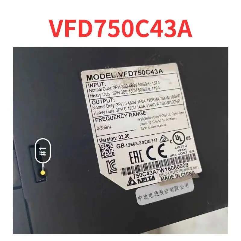 리퍼 완료 주파수 변환기 VFD750C43A 신