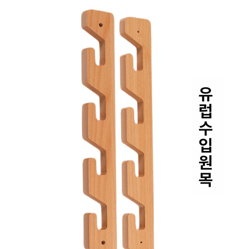 원목 스탠드옷걸이 설치형 다용도 코트 수납행거 스탠드형 공간절약 수납용 침실용 - 상세 이미지 4