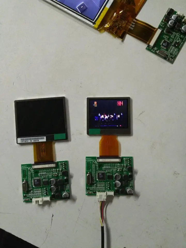 AUO 2.4 인치 LCD 디스플레이 모듈 A024CN01.V1 드라이브 보드 12V 전압