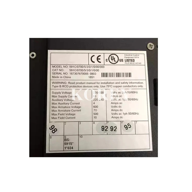 속도조절기 590C 0700 5 3 0 1 00/000 591C 1100 포장