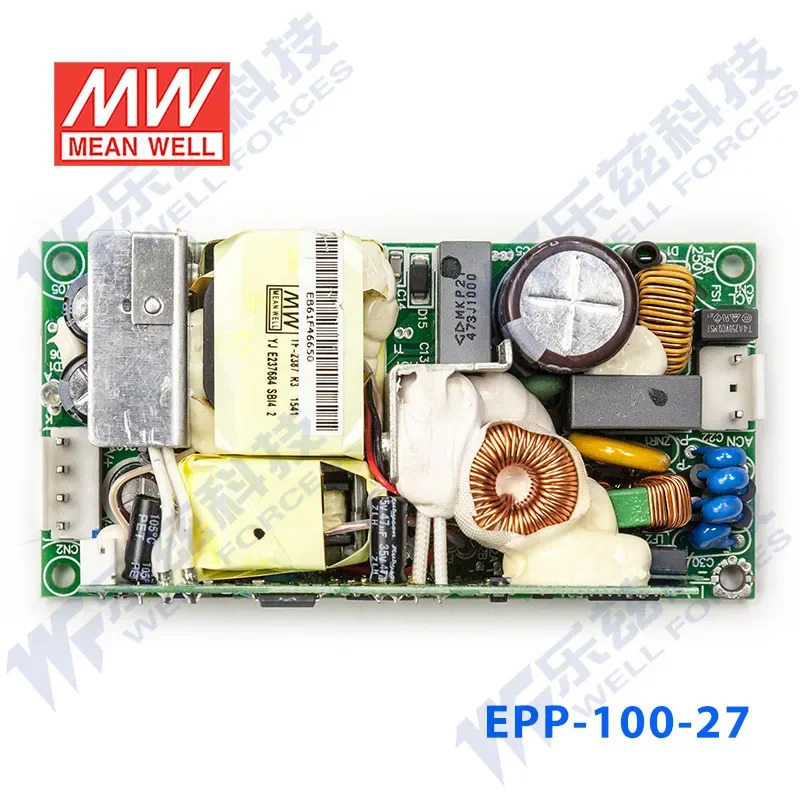 Mingwei EPP-100-27 기판 PCB 베어 보드 DC PFC 전압 조정기 대만 100W 전원공급장치 27V3.71A