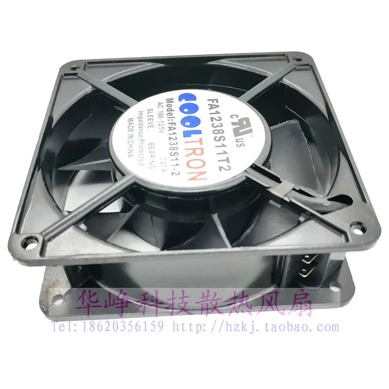 COOLTRON 서버 냉각팬 FA1238S11T2 AC 100-125V 0.20A mm