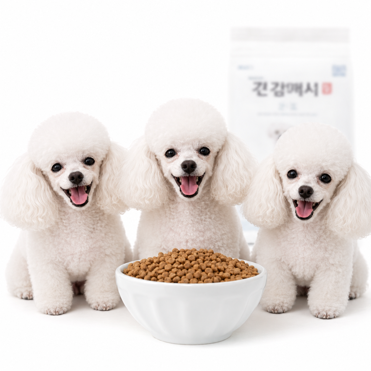 건강백서 푸들 말티푸 스탠다드 토이 푸들 사료 6kg - 상품 이미지