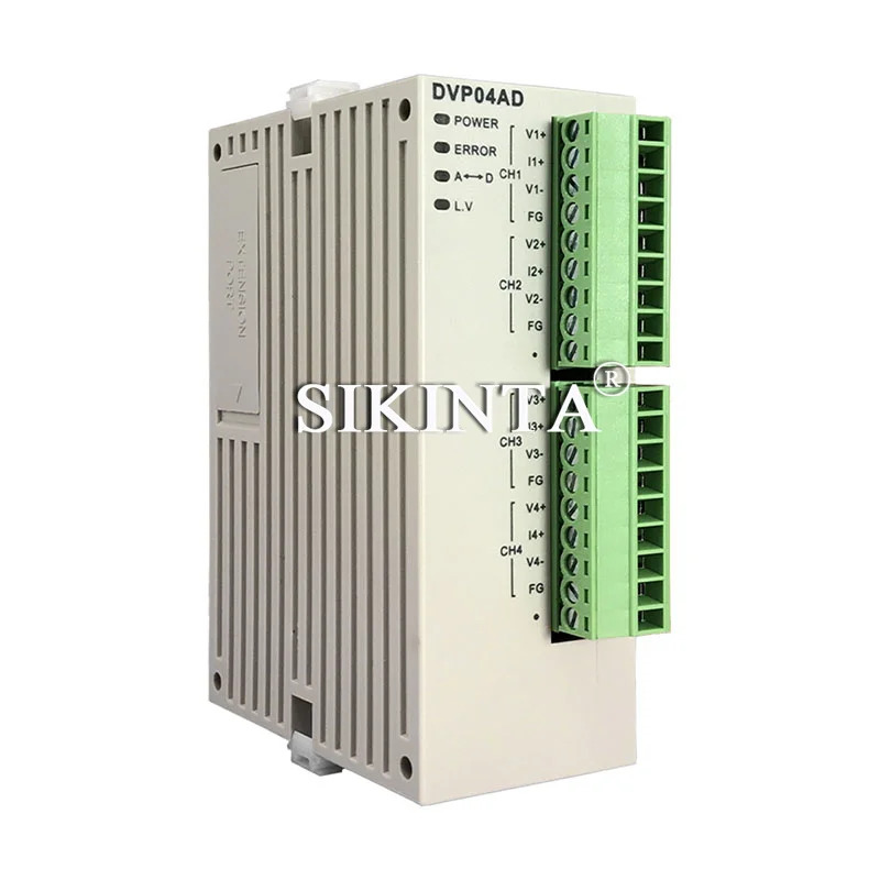 PLC 모듈 DVP04AD-SL DVP04DA-SL 완전히 리퍼