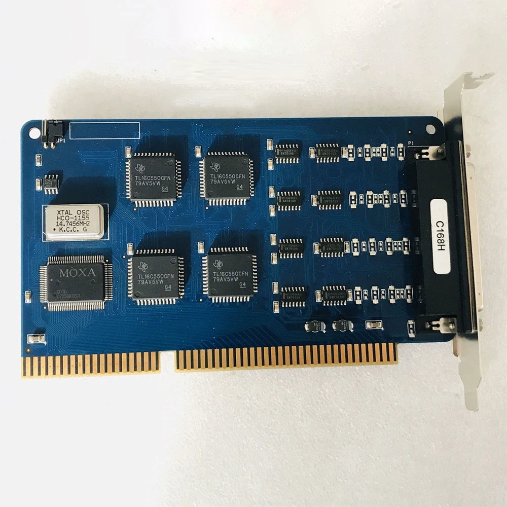MOXA 8포트 RS232 ISA 슬롯 카드 다직렬 카드C168H