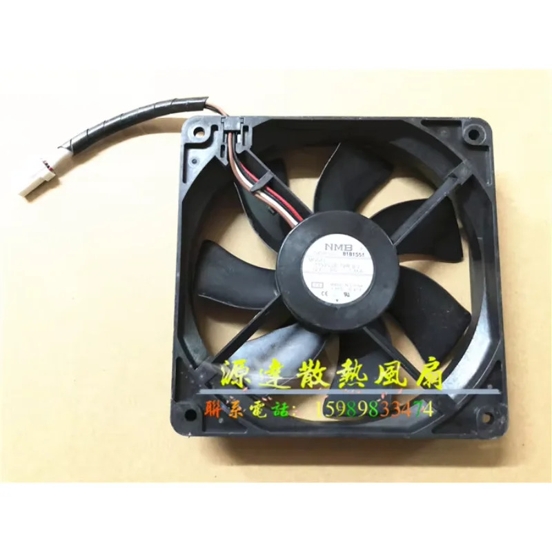 NMB-MAT 4 와이어 서버 냉각팬 11925SA-12R-BU DC 12V 0.86A 120x120x25mm