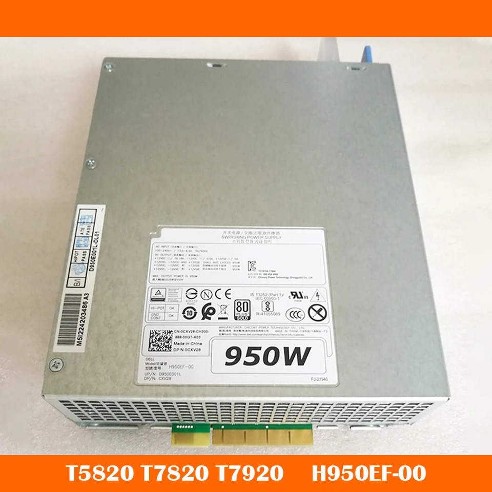 H950EF-00 전원공급장치 D950EF-00 AC950EF-00 CXV28 WGCH4 미세 DELL T5820 T7820 T7920 950W