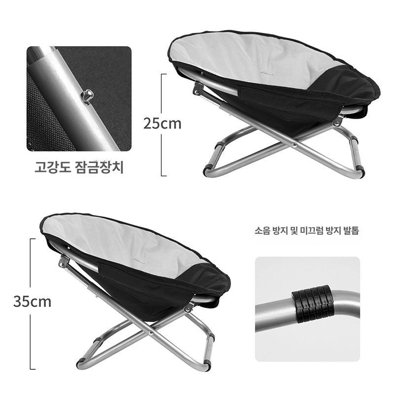 접이식 애견의자 애견소파 야전 애견침대 반려동물침대 애견캠핑 노령견쿠션 - 상세 이미지 4