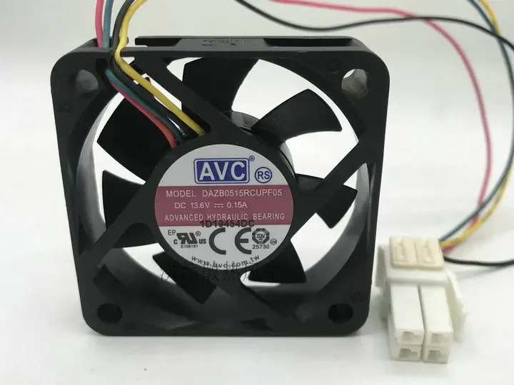 C 4 와이어 서버 냉각팬 DAZB0515RCUPF05 DAZA0515RCU DC 13.6V 0.15A 50x50x15mm