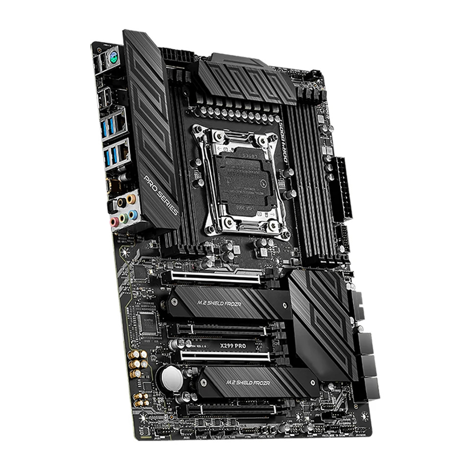 X299 PRO LGA2066 DDR4 M.2 x 2 SATA3 6 256GB 마더보드 미세 신