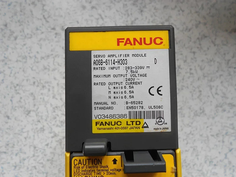 Fanuc 서보 드라이브 A06B-6114-H303 증폭기 모듈 CNC 기계신