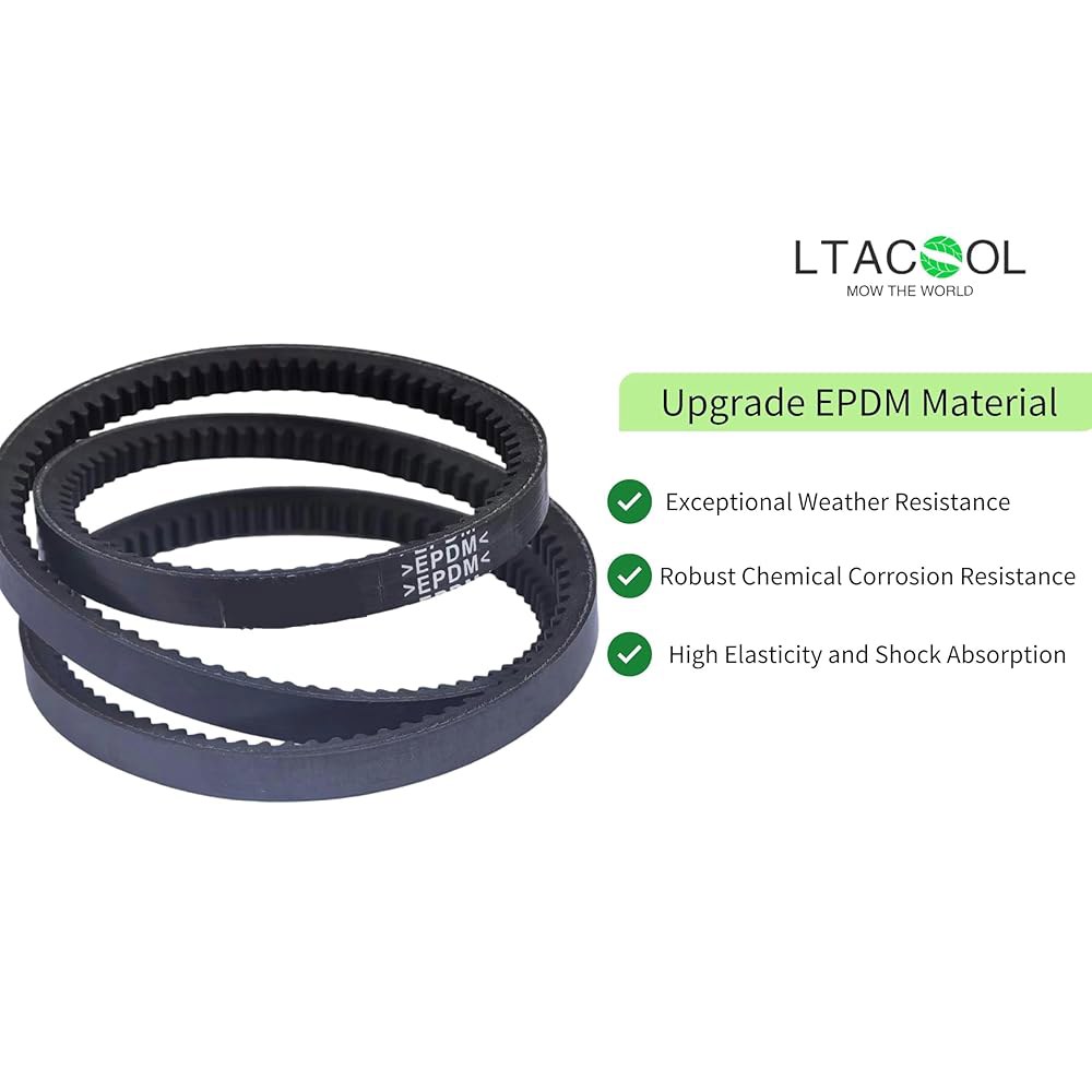 Cogged Hydro Belt 1.3cm x 190.6cm(1/2인치 깎는 Husqvarna 기계 Craftsman 1/4인치) Jonsered 75 574870901 잔디 - 상세 이미지 3
