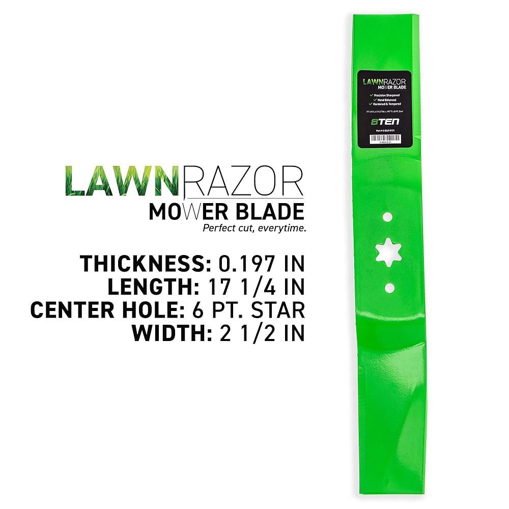MTD 화이트 트로이 빌트 GT225 GT2550 잔디깎이 리프트) 데크 (하이 127cm(50인치) 942-0623용 블레이드 742-0623 세트 - 상세 이미지 3