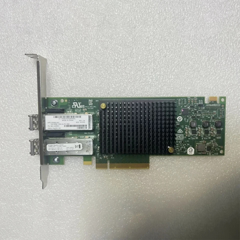 듀얼 포트 FC HBA 카드 H-P 870002-001 Q0L14A SN1200E 16G 2P