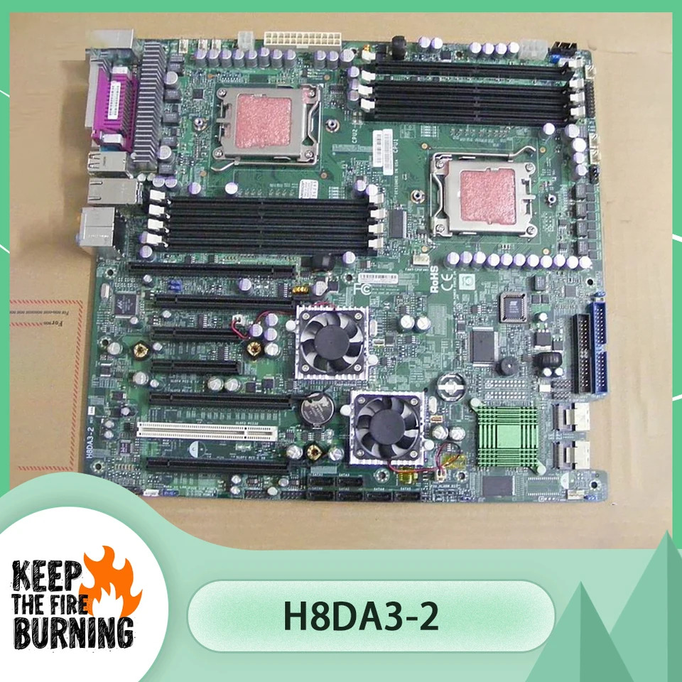 슈퍼마이크로 LGA1207 워크스테이션 마더보드2.01A H8DA3-2