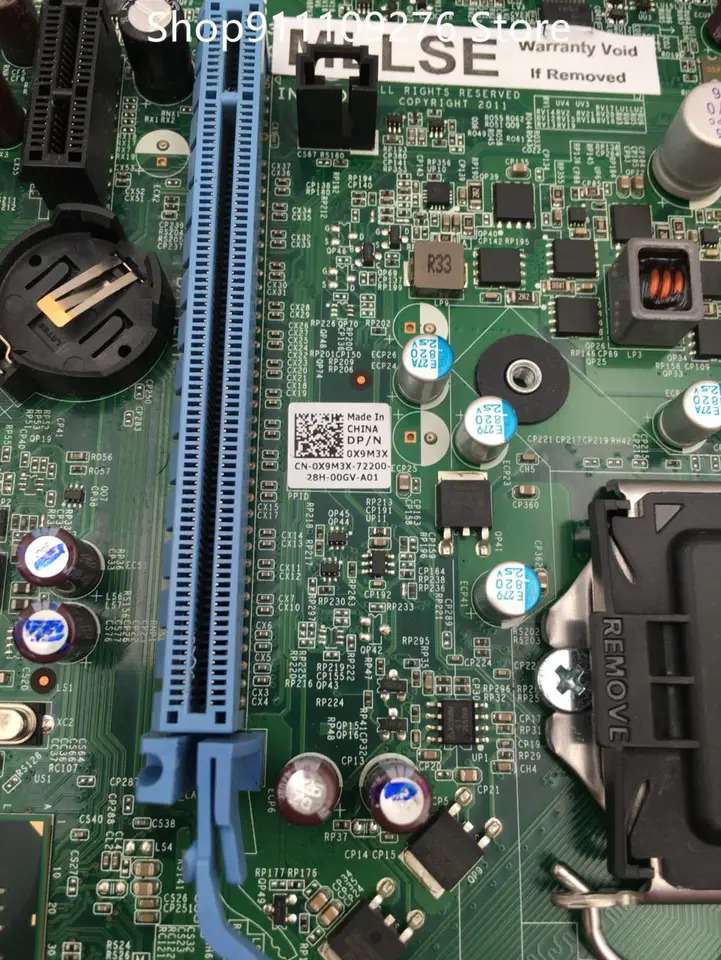 DELL 7010 9010 T1650 Q77 X9M3X J32FG 4M68N 49G3W T3G9D F55 773VG GY6Y8 M1RNT YXT71 KV62T 오리지널 리퍼 마더