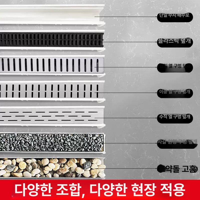 덮개 배수로 스텐 하수구 하수도 배수관 사각형 빗물받이 철망 홈통 배수구 - 상세 이미지 5