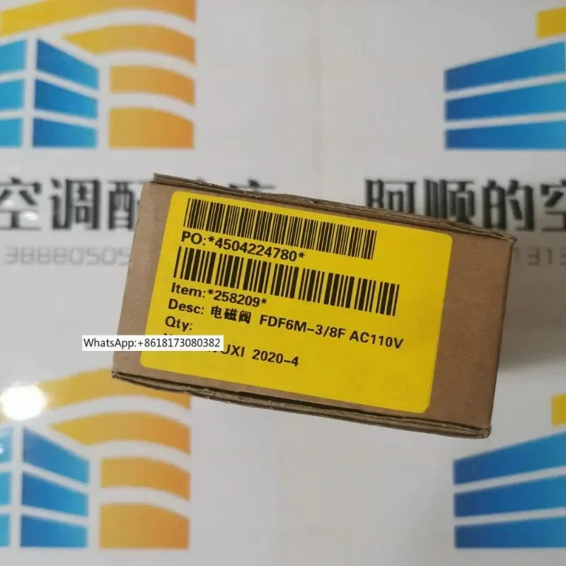 중앙 에어컨 수리 부품 솔레노이드 밸브 FDF6M-3-8F 110V 025-35150-001 신