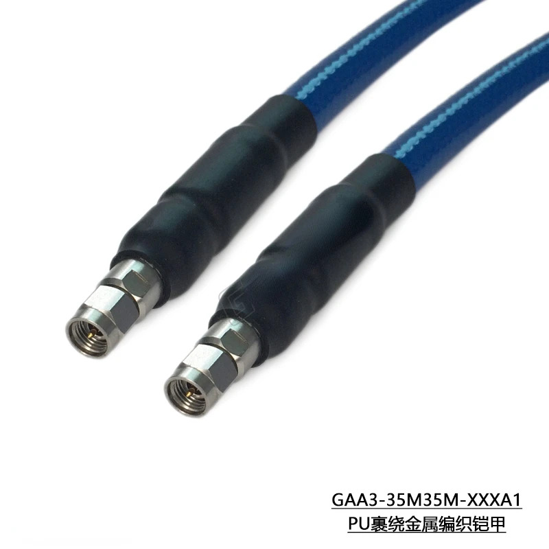 3.5mm 수-3.5mm 수 저손실 케이블 205A 26.5G 아머드 GAA3
