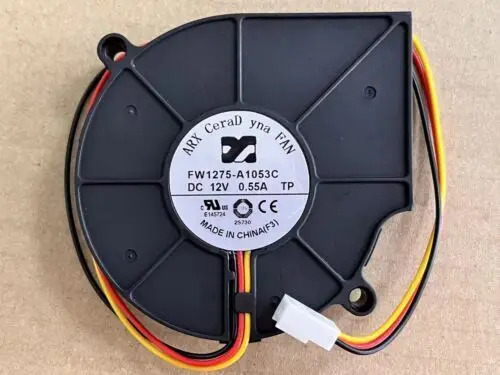 ARX FW1275-A1053C 원심 터보 냉각팬 DC12V 0.55A 3 선