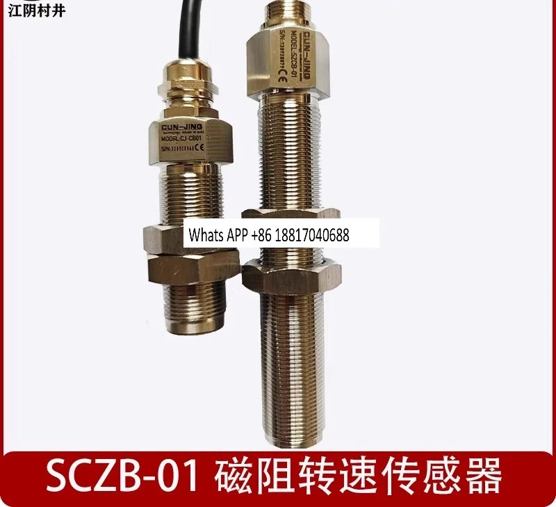 SZCB01 속도 센서 프로브 비접촉 저항 자기 전기CS-01/02 측정 스레드 M16x1 에어 삽입