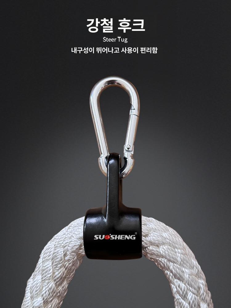 랫풀다운 삼두그립 손잡이 핸들 케이블그립 헬스장 기구 꼬깔그립 케이블머신 웨이트 - 상세 이미지 3