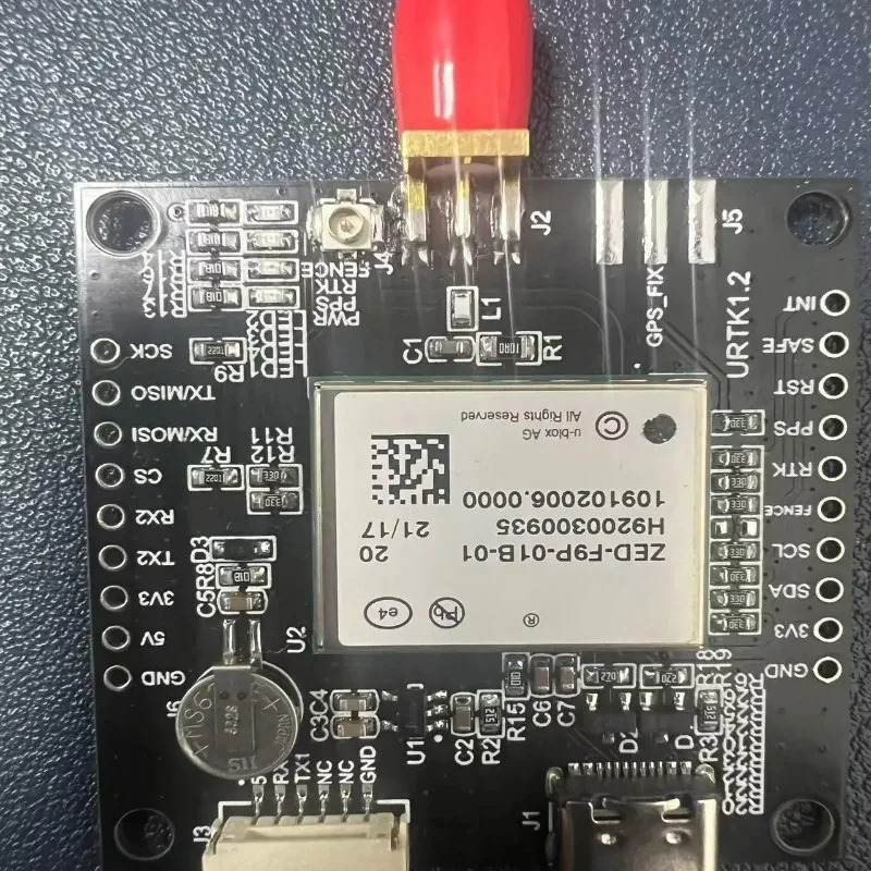 UBLOX-ZED-F9P 고정밀 센티미터 차동 포지셔닝 보드 TYPE-C 인터페이스 RTK 모듈