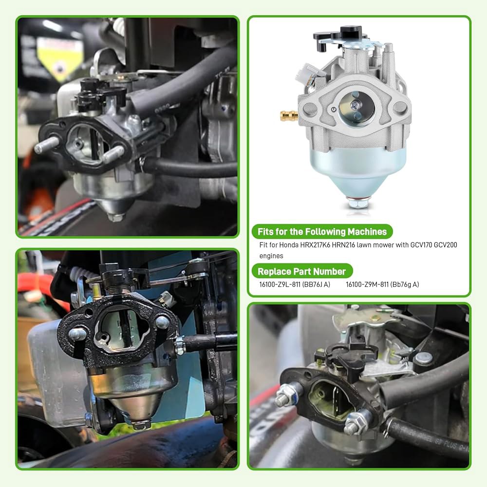 GCV170 혼다 GCV200 HRN216 HRX217K6 잔디 압력 엔진 16100-Z9L-811 GCV170LA 기계 포함, 깎는 S3B GCV200LA 교체 세척기 S3C - 상세 이미지 2